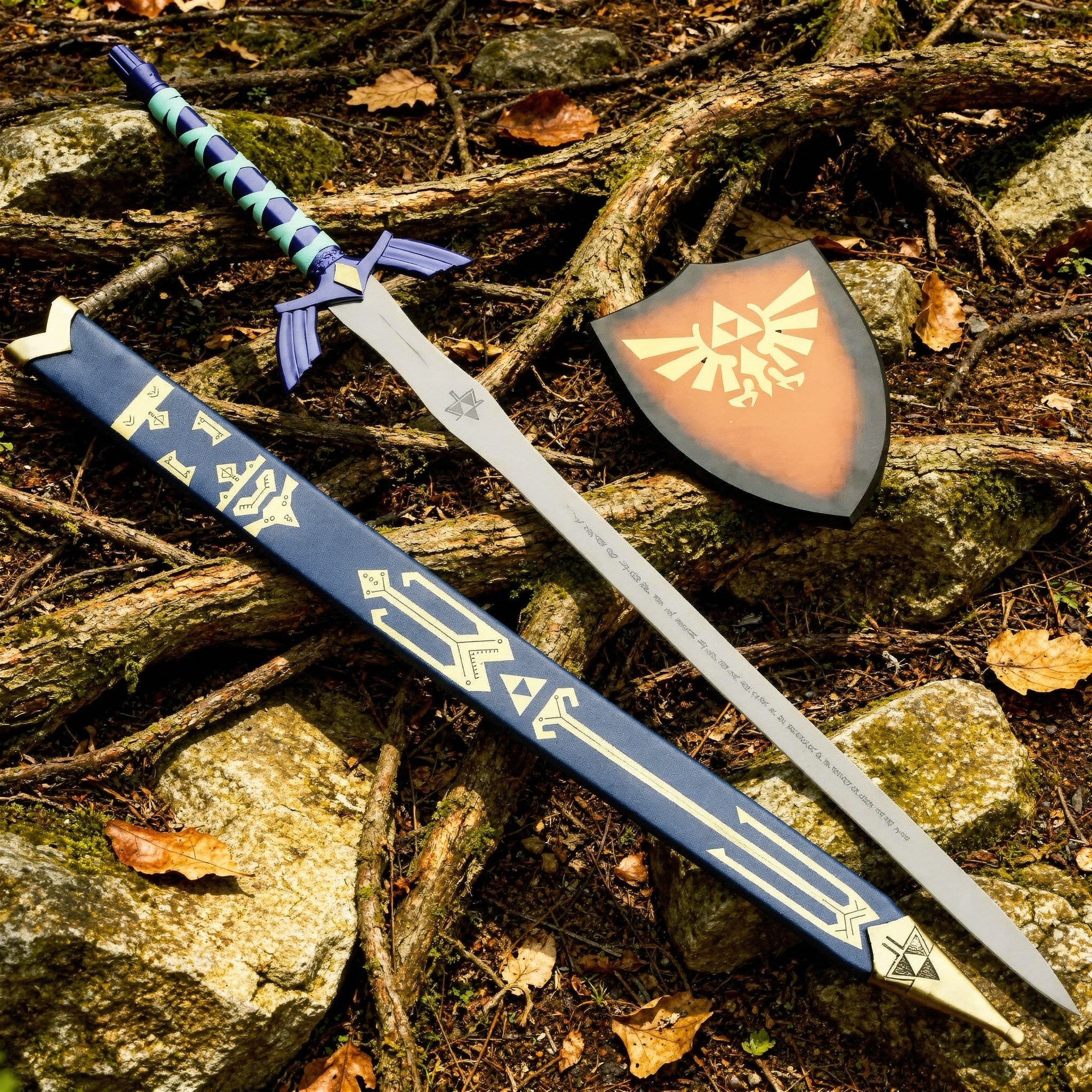 Blue The Legend of Zelda Skyward Sword Replica With Scabbard
