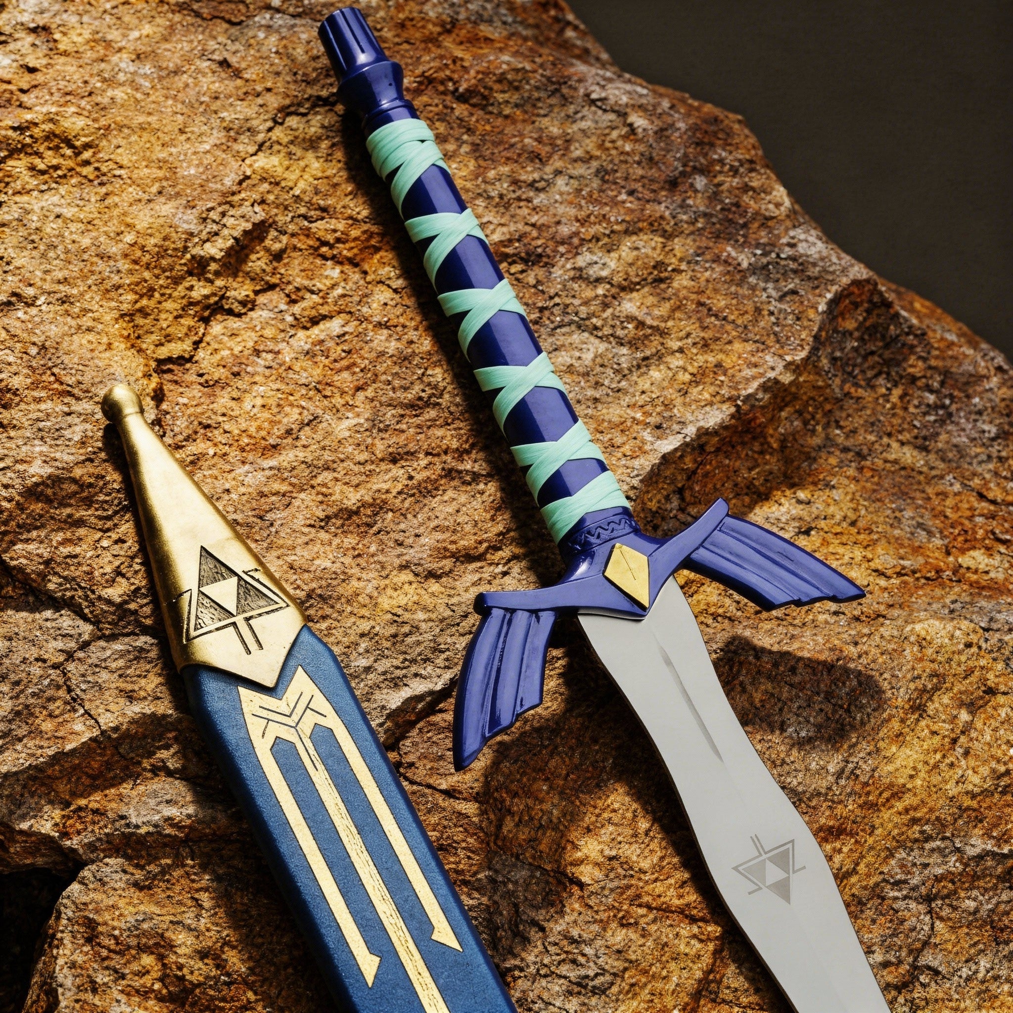 Blue The Legend of Zelda Skyward Sword Replica With Scabbard