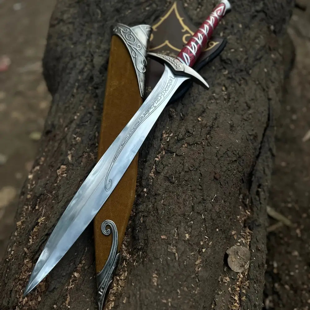 Shadowfang Short Sword – Stealth Warrior Edition (With Scabbard)