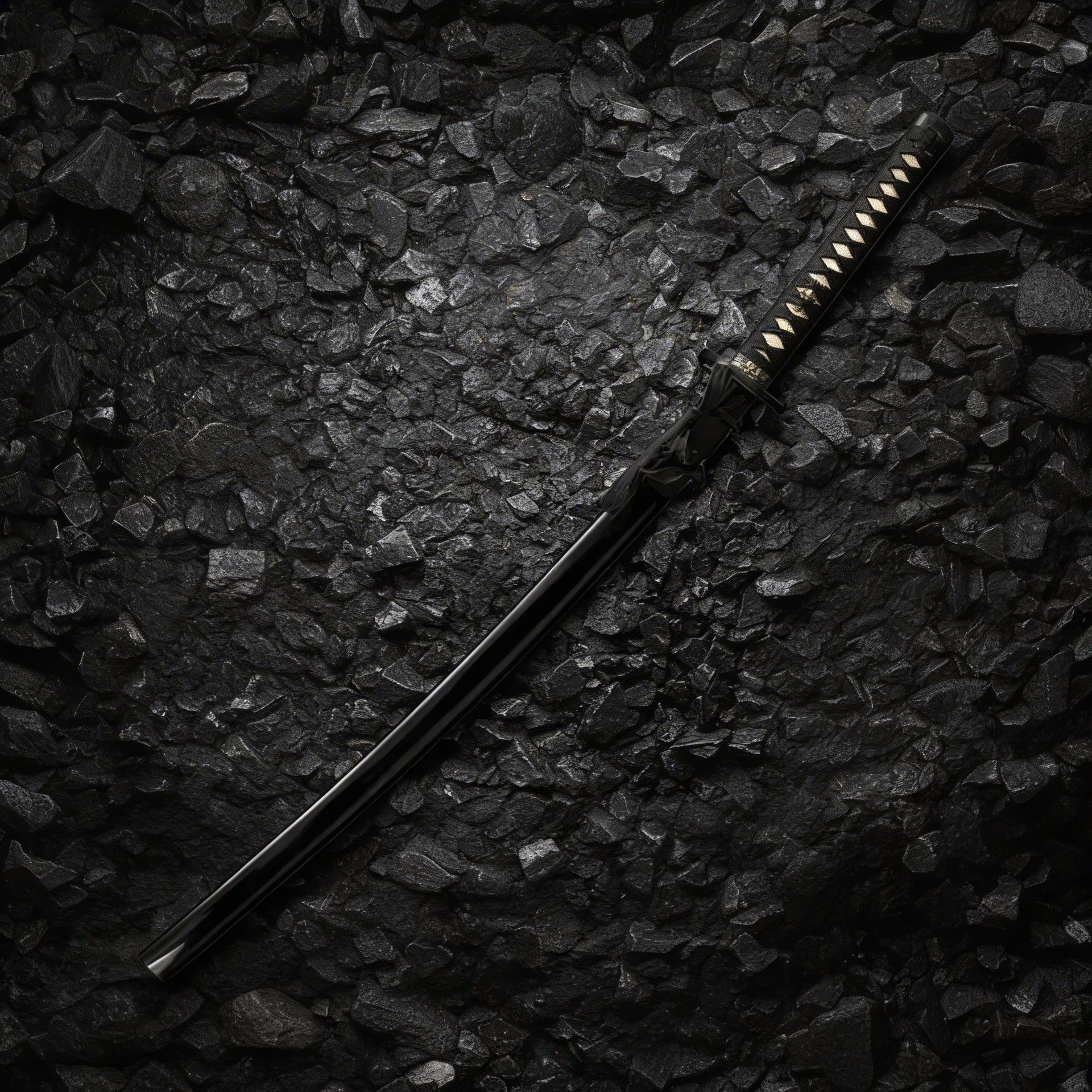 Long Samurai Katana Sword Replica  With Scabbard