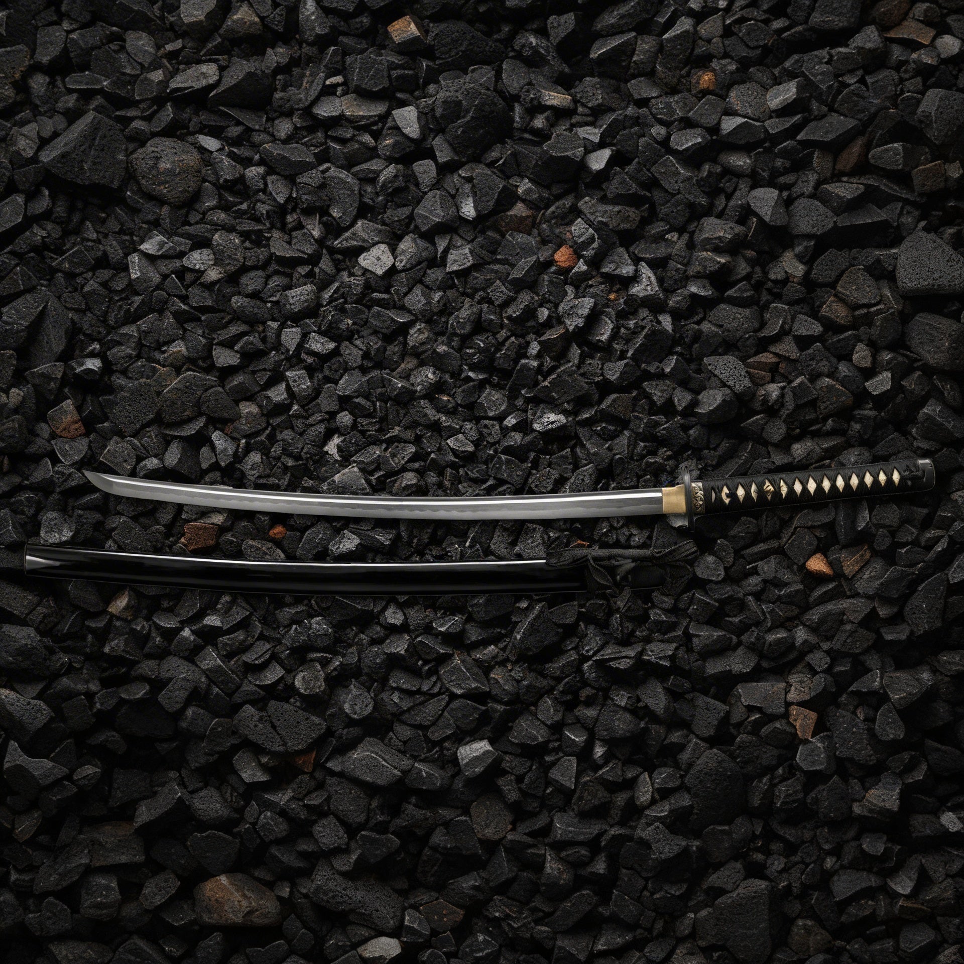Long Samurai Katana Sword Replica  With Scabbard