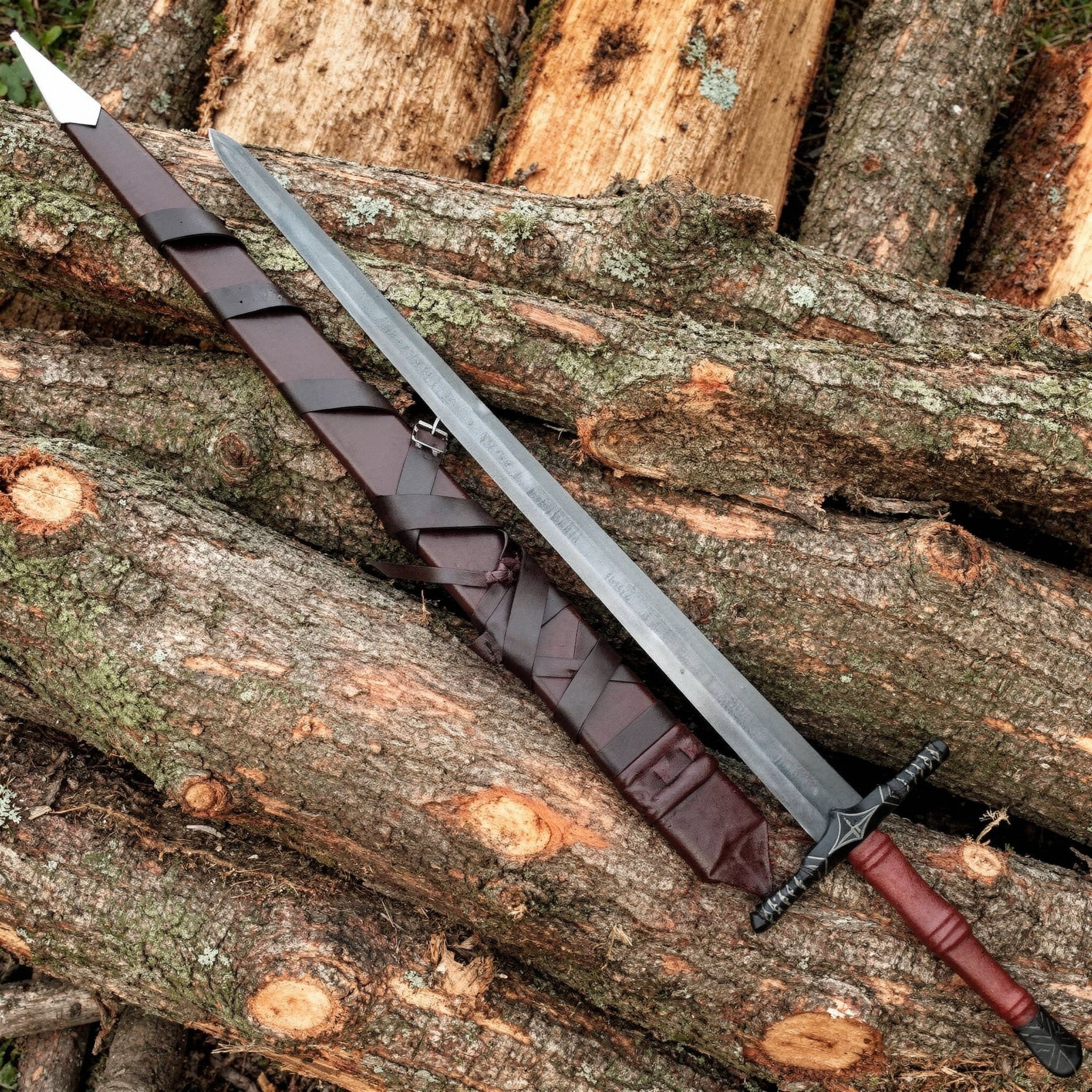 Long Medieval Viking Sword Replica
