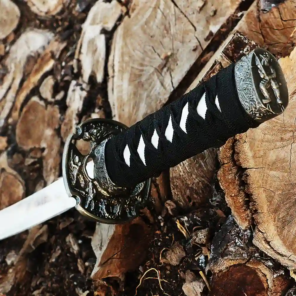 Short Samurai Katana Sword Replica  With Scabbard