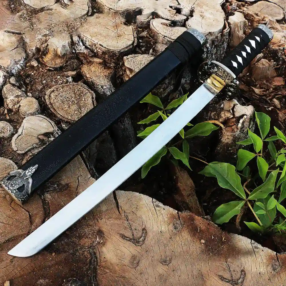 Short Samurai Katana Sword Replica  With Scabbard